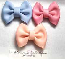 Load image into Gallery viewer, Light Blue Bling Bow or Headband