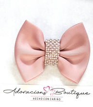 Load image into Gallery viewer, Dirty Pink Bling Bow or Headband