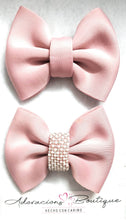 Load image into Gallery viewer, Dirty Pink Bling Bow or Headband