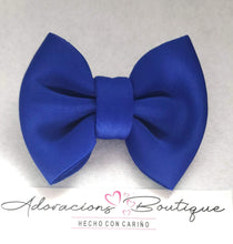 Load image into Gallery viewer, Royal Blue Bling Bow or Headband