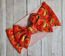 Load image into Gallery viewer, I Love Tacos Baby Bows,  Taco Girl Bows, Taco Baby Bows, Customized Baby Girl Headbands, Head Wraps and Bows