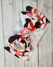 Load image into Gallery viewer, ChickFilA Girl Bows,  Customized Baby Girl Headbands, Head Wraps and Bows
