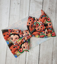 Load image into Gallery viewer, Cocomelon Girl Bows, Customized Baby Girl Headbands, Head Wraps and Bows