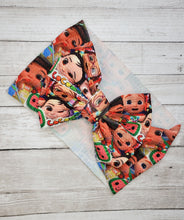Load image into Gallery viewer, Cocomelon Girl Bows, Customized Baby Girl Headbands, Head Wraps and Bows