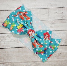 Load image into Gallery viewer, Mermaid Customized Baby Girl Headbands, Head Wraps and Bows