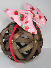 Load image into Gallery viewer, Strawberry Girl Bows, Strawberry Baby Headbands