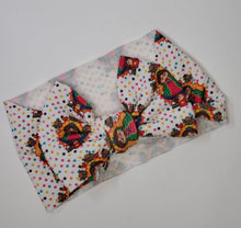 Load image into Gallery viewer, Virgen Mary Baby Girl Hair Bow. Virgencita Bows Head Wraps Headbanda