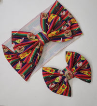 Load image into Gallery viewer, Mexican Baby Girl Bows. Mexican Candy Hair Bows