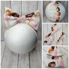 Load image into Gallery viewer, Ballerina Bow, Ballerina Headband, Ballerina Head Wrap, Ballerina Bow on Headband, Customized Baby Girl Headbands, Head Wraps and Bows