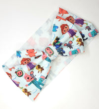 Load image into Gallery viewer, Cocomelon Girl Bows, Cocomelon Headbands & Head Wraps
