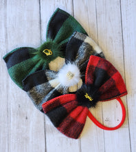 Load image into Gallery viewer, Plaid Headwraps, Bows & Headbands