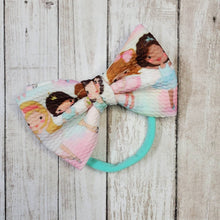 Load image into Gallery viewer, Ballerina Bow, Ballerina Headband, Ballerina Head Wrap, Ballerina Bow on Headband, Customized Baby Girl Headbands, Head Wraps and Bows