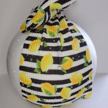 Load image into Gallery viewer, Lemon Baby Bows, Lemon Girl Bows, Lemon & Stripes Girl Bows