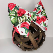 Load image into Gallery viewer, Watermelon Girl Bows, Watermelon Girl Headbands