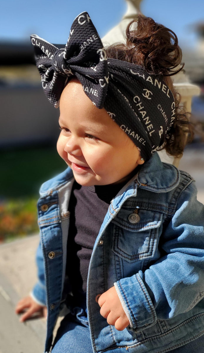 GG Beige GG Baby Girl Bows & Headwraps – Adoracions Boutique