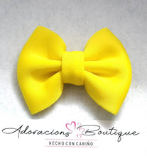 Load image into Gallery viewer, Yellow Bling Bow and Headband
