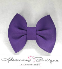 Load image into Gallery viewer, Purple Bling Bow or Headband
