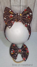 Load image into Gallery viewer, Brown Minnie Baby Girl Bow,Customized Baby Girl Headbands, Head Wraps and Bows
