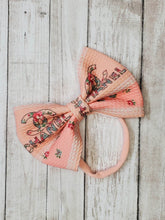 Load image into Gallery viewer, Peach CC Customized Baby Girl Headbands, Head Wraps and Bows

