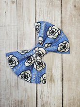 Load image into Gallery viewer, Denim Blue CC  Baby Bow, Customized Baby Girl Headbands, Head Wraps and Bows

