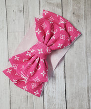 Load image into Gallery viewer, Hot Pink / White  Girl Bows, Customized Baby Girl Headbands, Head Wraps and Bows
