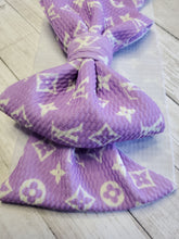 Load image into Gallery viewer, Lavender L.V Headwrap &amp; Bows
