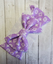 Load image into Gallery viewer, Lavender L.V Headwrap &amp; Bows
