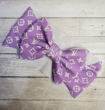 Load image into Gallery viewer, Lavender L.V Headwrap &amp; Bows
