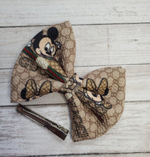 Load image into Gallery viewer, GG Mickey /Minnie  Headwraps &amp;  Bows
