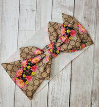 Load image into Gallery viewer, GG Floral Headwraps &amp; Bows
