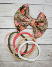 Load image into Gallery viewer, GG Floral Headwraps &amp; Bows
