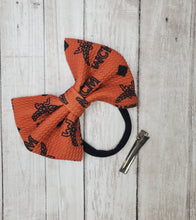 Load image into Gallery viewer, Rusty Orange Designer Inspired MCM Bows, Head Wraps, Headbands
