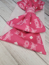 Load image into Gallery viewer, Dark Pink MCM Bows, Head Wraps, Headbands
