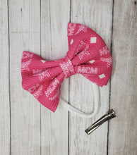 Load image into Gallery viewer, Dark Pink MCM Bows, Head Wraps, Headbands
