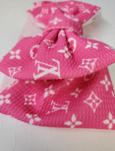 Load image into Gallery viewer, Hot Pink / White  Girl Bows, Customized Baby Girl Headbands, Head Wraps and Bows
