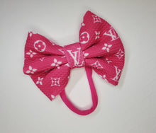 Load image into Gallery viewer, Hot Pink / White  Girl Bows, Customized Baby Girl Headbands, Head Wraps and Bows
