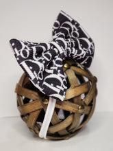 Load image into Gallery viewer, Dior Inspired Black &amp; White  Headwrap , Headband , Bow
