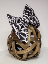 Load image into Gallery viewer, Dior Inspired Black &amp; White  Headwrap , Headband , Bow
