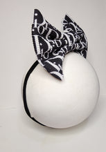 Load image into Gallery viewer, Dior Inspired Black &amp; White  Headwrap , Headband , Bow
