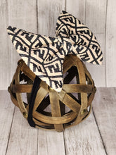 Load image into Gallery viewer, Fendi Inspired Black &amp; Beige Headwrap, Bows &amp; Headbands
