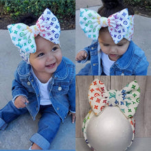 Load image into Gallery viewer, L.V Rainbow Headwrap &amp; Bows
