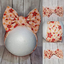 Load image into Gallery viewer, L.V Peach/Coral Headwraps &amp; Bows
