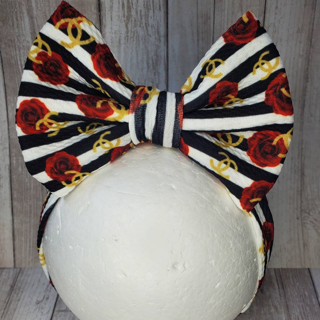 CC Red & Stripes Bows & Headwraps