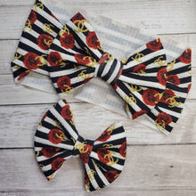 Load image into Gallery viewer, CC Red &amp; Stripes Bows &amp; Headwraps
