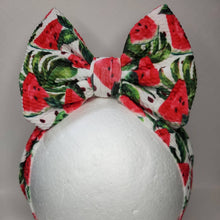 Load image into Gallery viewer, Watermelon Girl Bows, Watermelon Girl Headbands
