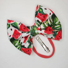 Load image into Gallery viewer, Watermelon Girl Bows, Watermelon Girl Headbands
