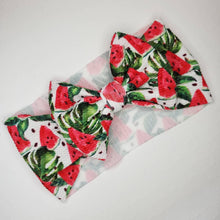 Load image into Gallery viewer, Watermelon Girl Bows, Watermelon Girl Headbands
